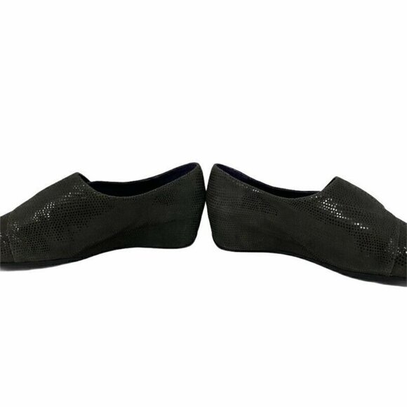 Vaneli Monk Strap Wedge Heels Shoes Gray 7 WW - Picture 3 of 9